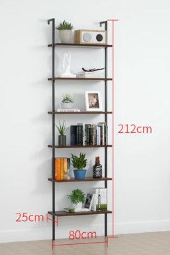 Wall Mount Industrial Solid Wood Display Shelf | MATEO - onehappyhome