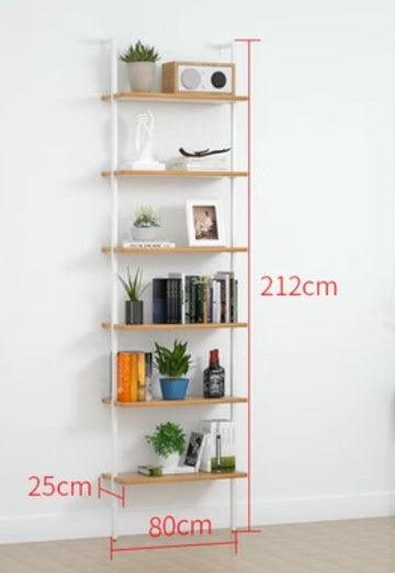 Wall Mount Industrial Solid Wood Display Shelf | MATEO - onehappyhome