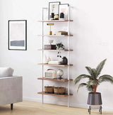 Wall Mount Industrial Solid Wood Display Shelf | MATEO - onehappyhome