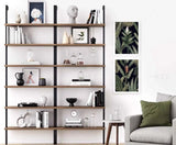 Wall Mount Industrial Solid Wood Display Shelf | MATEO - onehappyhome