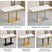 White Sintered Stainless Steel Edge x Gala Dining Table