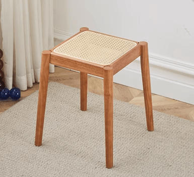 Cherry square stool