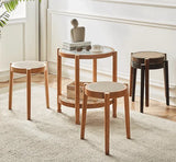 Wood Stool | UMA - onehappyhome