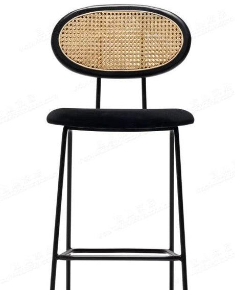 Rattan Bar Stool | ISHANI (Set of 2) - onehappyhome